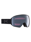 Product image of Anon M4 Low Bridge Fit Goggles (Toric) + Bonus Lens + MFI® Face Mask[Variant:Frame: Smoke, Lens: Perceive Sunny Onyx (6% / S4), Spare Lens: Perceive Variable Violet (34% / S2)]