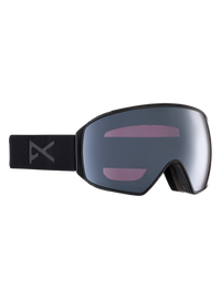 Product image of Anon M4 Low Bridge Fit Goggles (Toric) + Bonus Lens + MFI® Face Mask[Variant:Frame: Smoke, Lens: Perceive Sunny Onyx (6% / S4), Spare Lens: Perceive Variable Violet (34% / S2)]