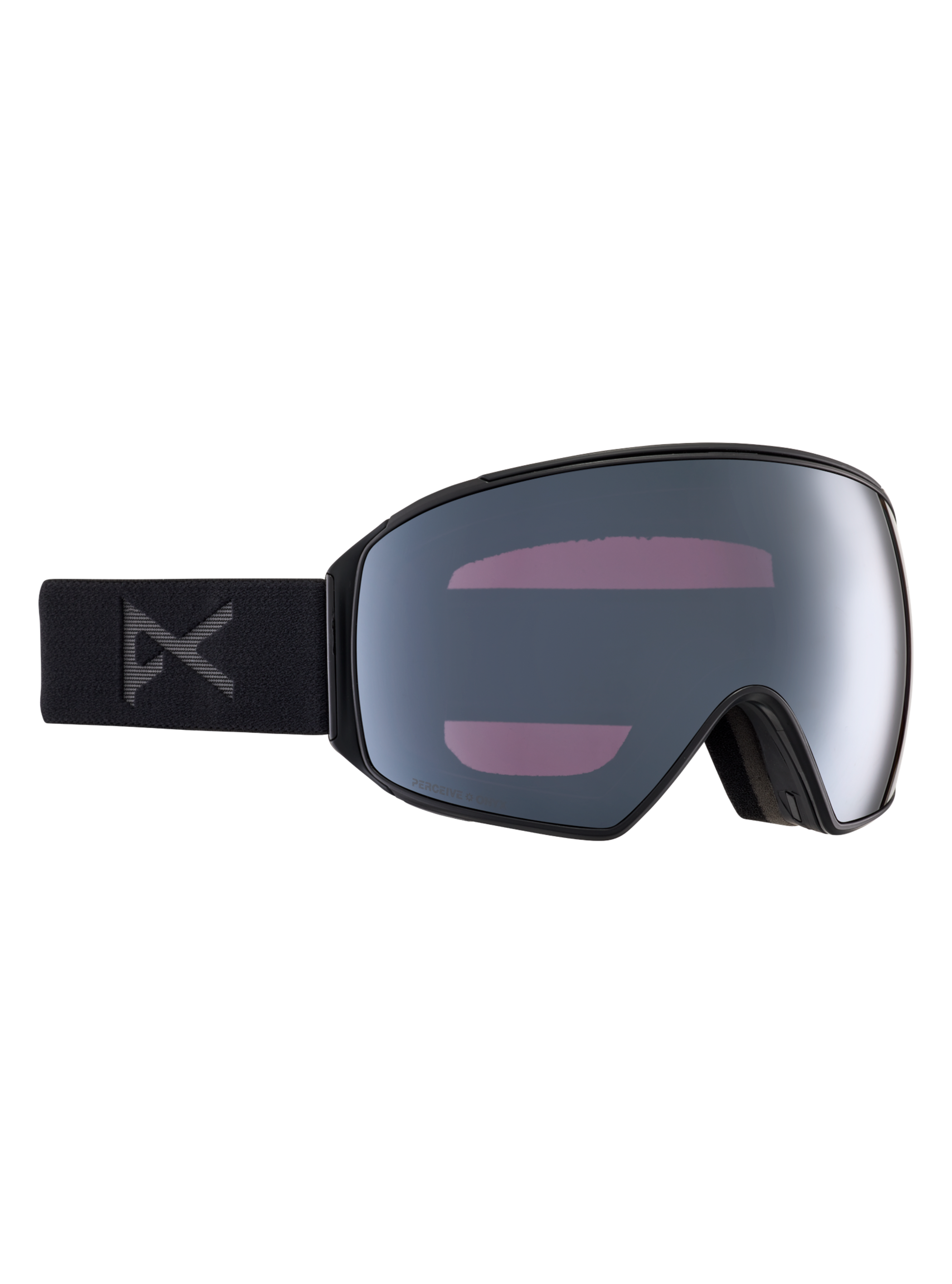 Product image of Anon M4 Low Bridge Fit Goggles (Toric) + Bonus Lens + MFI® Face Mask[Variant:Frame: Smoke, Lens: Perceive Sunny Onyx (6% / S4), Spare Lens: Perceive Variable Violet (34% / S2)]