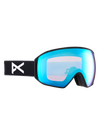 Product image of Anon M4 Low Bridge Fit Goggles (Toric) + Bonus Lens + MFI® Face Mask[Variant:Frame: Black, Lens: Perceive Variable Blue (21% / S2), Spare Lens: Perceive Cloudy Pink (53% / S1)]