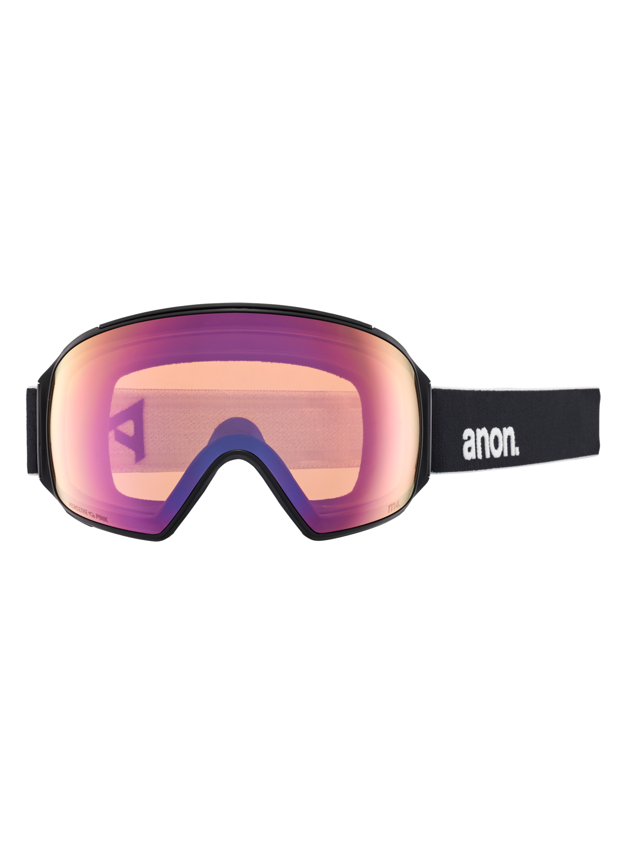 Product image of Anon M4 Low Bridge Fit Goggles (Toric) + Bonus Lens + MFI® Face Mask[Variant:Frame: Black, Lens: Perceive Variable Blue (21% / S2), Spare Lens: Perceive Cloudy Pink (53% / S1)]