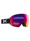 Product image of Anon M4 Low Bridge Fit Goggles (Toric) + Bonus Lens + MFI® Face Mask[Variant:Frame: Black, Lens: Perceive Sunny Red (14% / S3), Spare Lens: Perceive Cloudy Burst (59% / S1)]