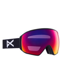 Product image of Anon M4 Low Bridge Fit Goggles (Toric) + Bonus Lens + MFI® Face Mask[Variant:Frame: Black, Lens: Perceive Sunny Red (14% / S3), Spare Lens: Perceive Cloudy Burst (59% / S1)]