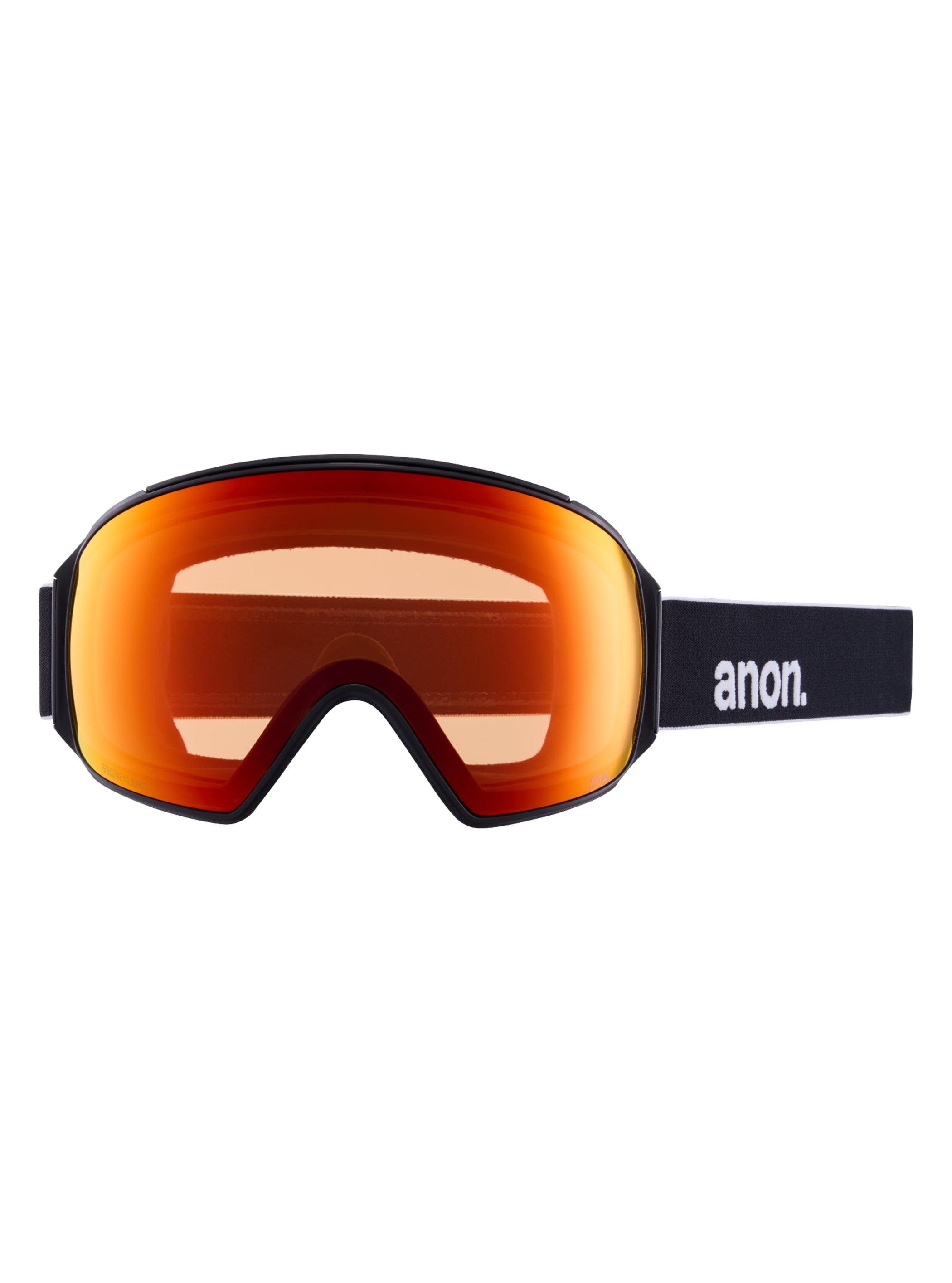 Product image of Anon M4 Low Bridge Fit Goggles (Toric) + Bonus Lens + MFI® Face Mask[Variant:Frame: Black, Lens: Perceive Sunny Red (14% / S3), Spare Lens: Perceive Cloudy Burst (59% / S1)]