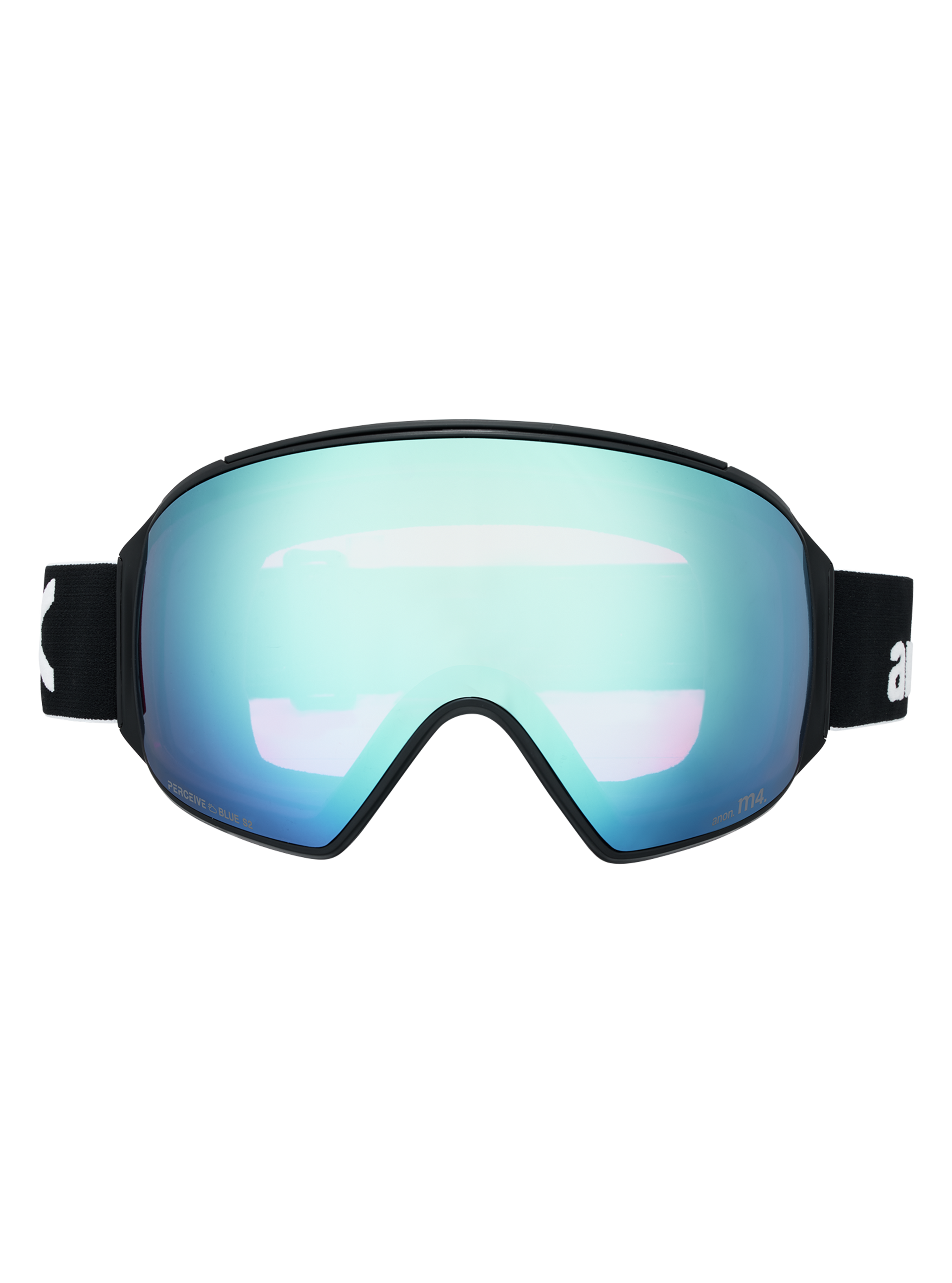 Product image of Anon M4 Goggles (Toric) + Bonus Perceive Lens + MFI® Face Mask[Variant:Frame: Black, Lens: Perceive Variable Blue (21% / S2), Spare Lens: Perceive Cloudy Pink (53% / S1)]