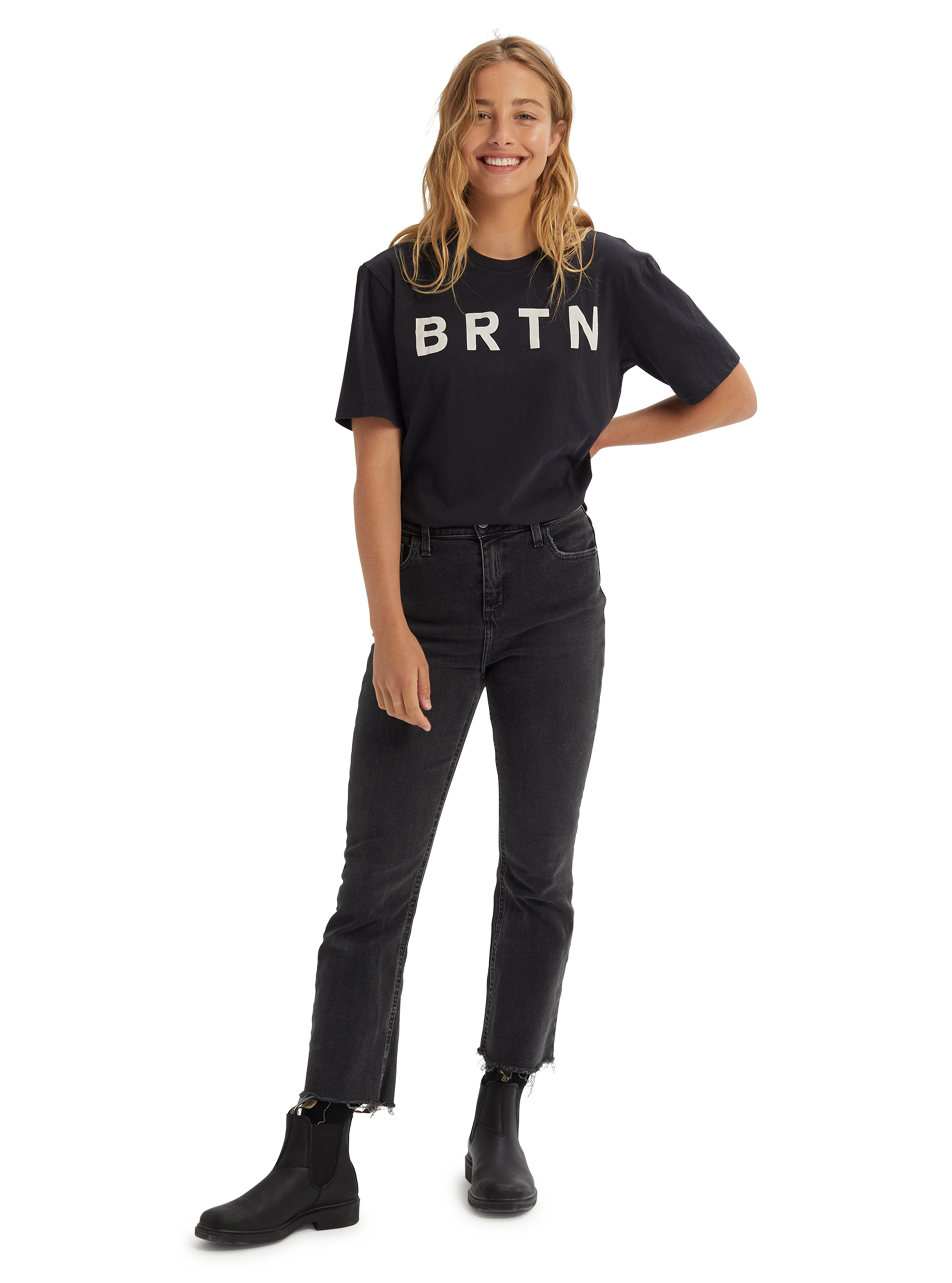 Product image of Burton BRTN Short Sleeve T-Shirt[Variant:True Black]
