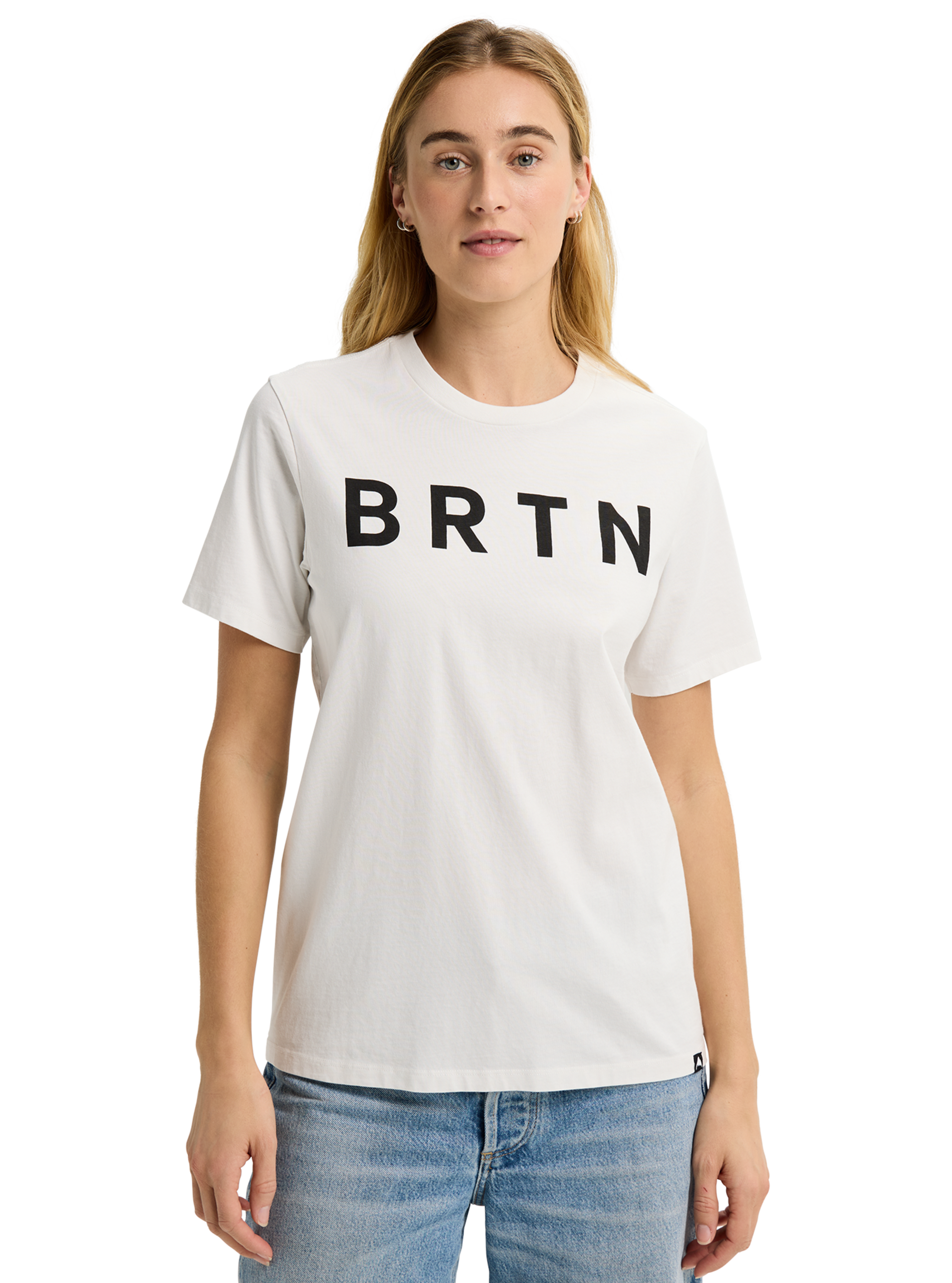 Product image of Burton BRTN Short Sleeve T-Shirt[Variant:Stout White]
