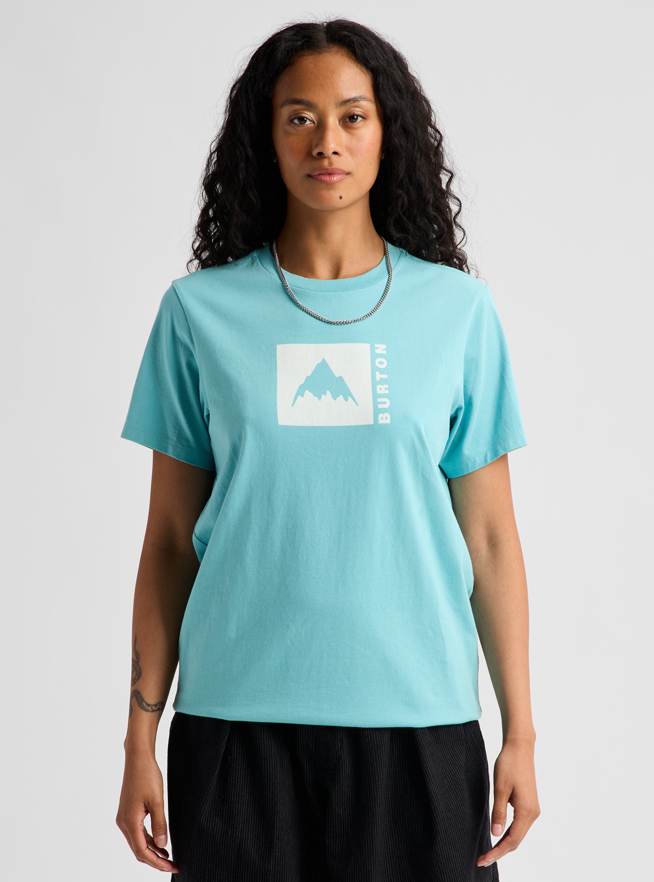 Product image of Men's Burton Classic Mountain High Short Sleeve T-Shirt[Variant:Mineral Blue]