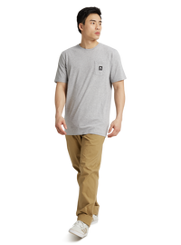 Product image of Burton Colfax Short Sleeve T-Shirt[Variant:Gray Heather]