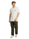 Product image of Burton Colfax Short Sleeve T-Shirt[Variant:Stout White]