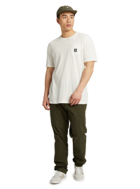 Product image of Burton Colfax Short Sleeve T-Shirt[Variant:Stout White]
