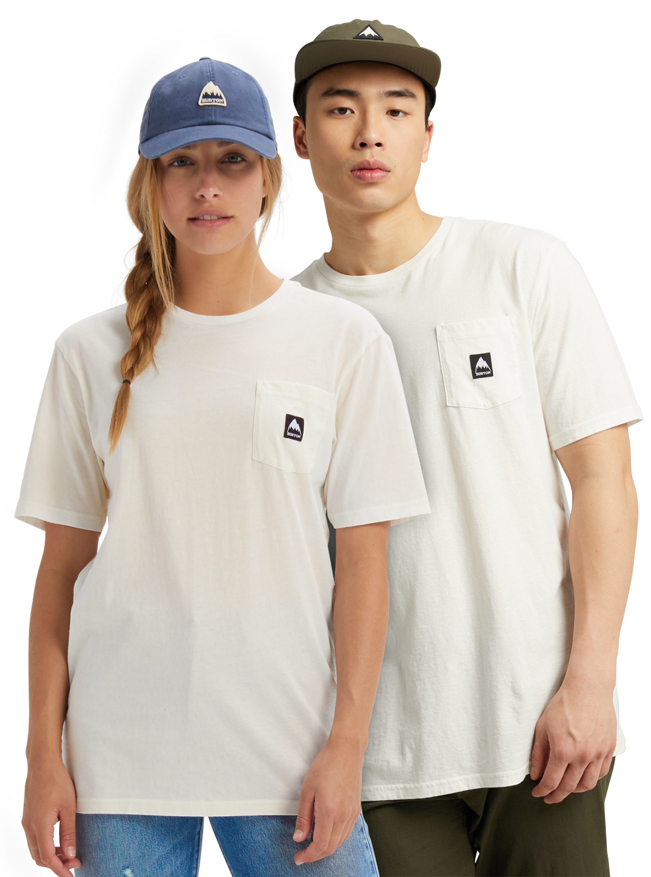 Product image of Burton Colfax Short Sleeve T-Shirt[Variant:Stout White]