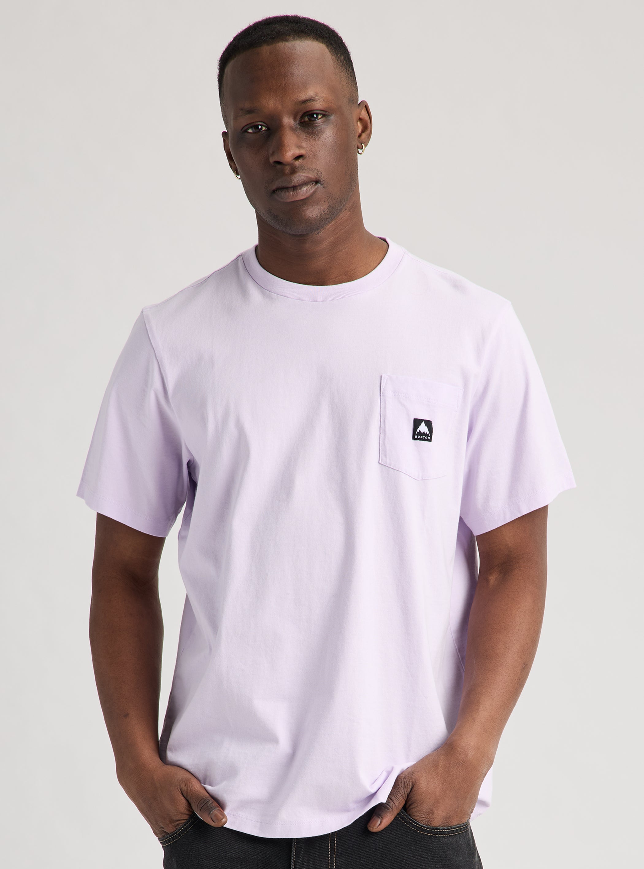 Product image of Men's Burton Colfax Short Sleeve T-Shirt[Variant:Moondust Purple]