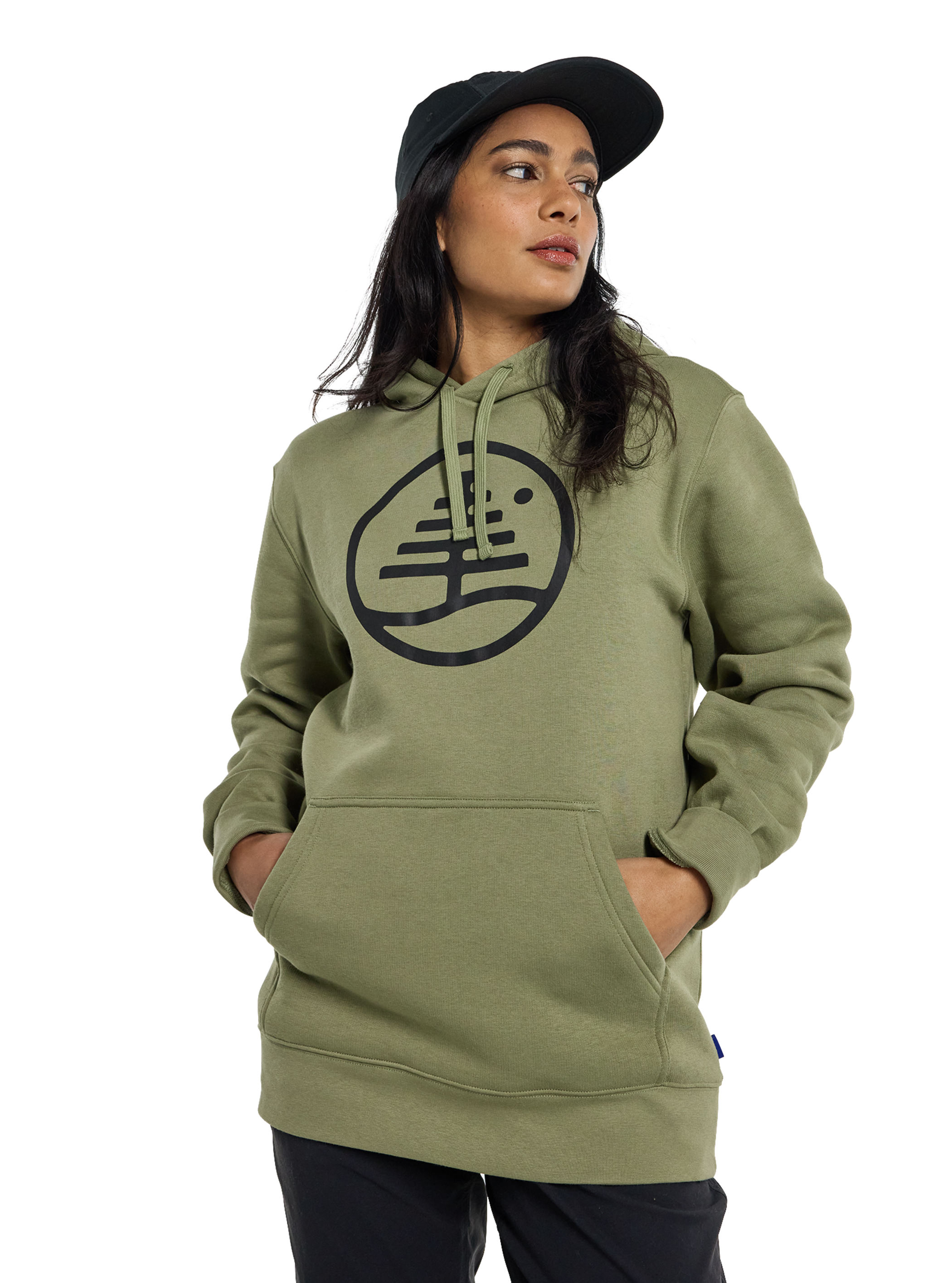 Product image of Burton Family Tree Pullover Hoodie[Variant:Forest Moss]