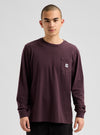 Product image of Men's Burton Colfax Long Sleeve T-Shirt[Variant:Bear Hug Brown]
