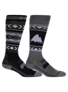 Product image of Women's Burton Performance Lightweight Socks (2 Pack)[Variant:True Black]