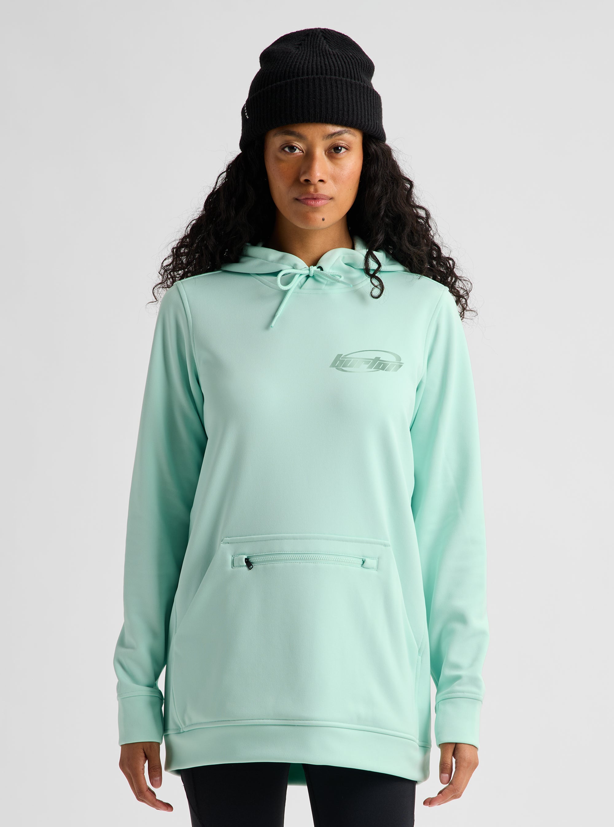 Product image of Women's Burton Oak Long Pullover Hoodie[Variant:Spring Frost]