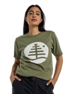 Product image of Burton Family Tree Short Sleeve T-Shirt[Variant:Forest Moss]
