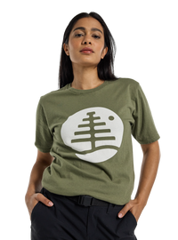 Product image of Burton Family Tree Short Sleeve T-Shirt[Variant:Forest Moss]