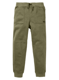 Product image of Kids' Burton Oak Fleece Pants[Variant:Forest Moss Heather]