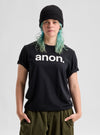Product image of Anon Short Sleeve T-Shirt[Variant:True Black]