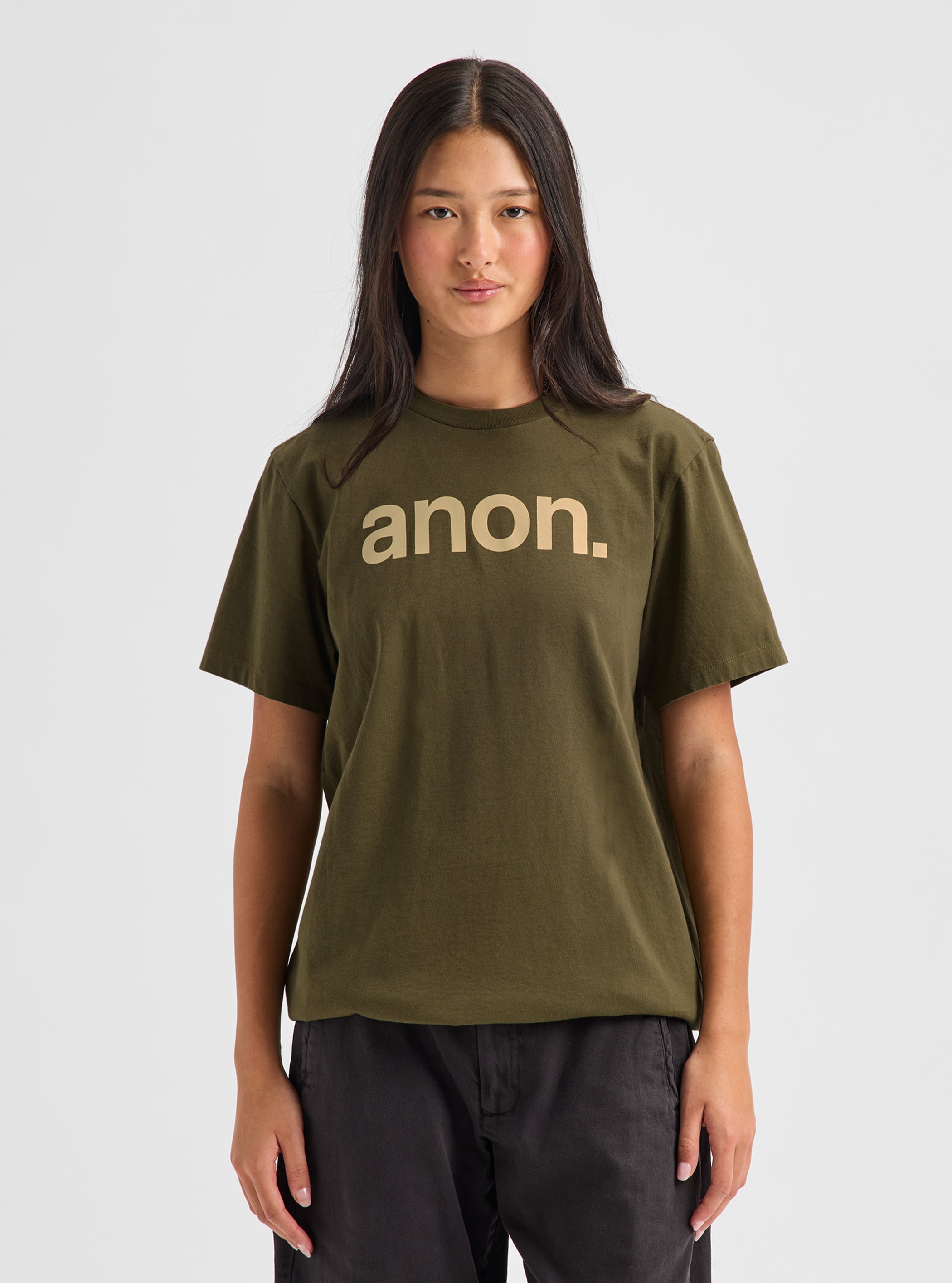 Product image of Anon Short Sleeve T-Shirt[Variant:Dried Moss]
