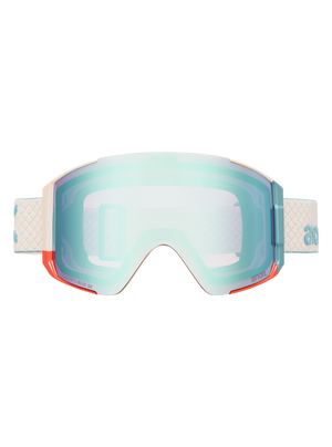 Product image of Anon Sync Goggles + Bonus Lens + MFI® Face Mask[Variant:Frame: Oat, Lens: Perceive Variable Blue (21% / S2), Spare Lens: Perceive Cloudy Pink (53% / S1)]