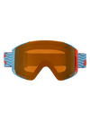 Product image of Anon Sync Goggles + Bonus Lens + MFI® Face Mask[Variant:Frame: Retro Blue, Lens: Perceive Sunny Bronze (17% / S3), Spare Lens: Perceive Cloudy Burst (59% / S1)]