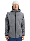 Product image of Men's Burton Crown Weatherproof Full-Zip Fleece[Variant:True Black Heather]