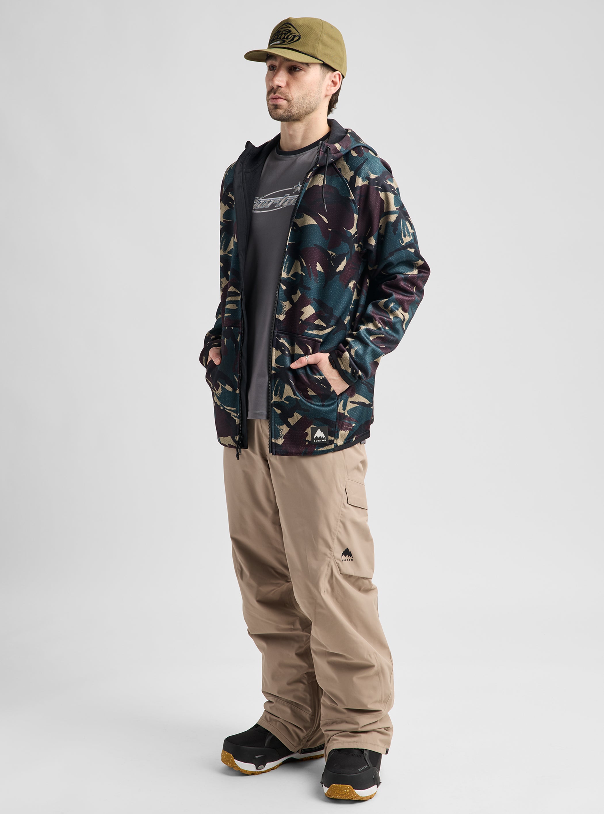 Men's Burton Crown Weatherproof Full-Zip Fleece