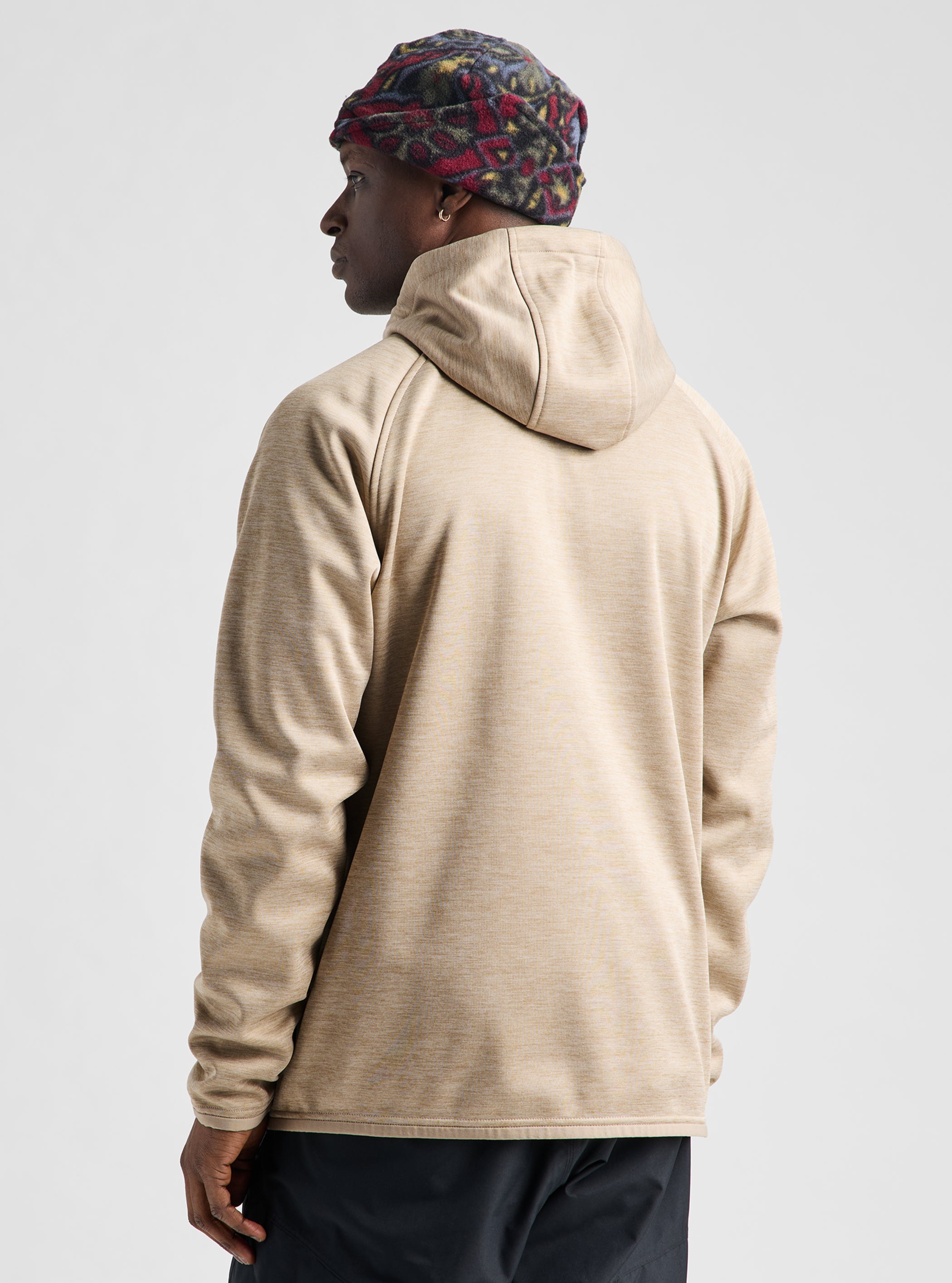 Product image of Burton Men's Crown Weatherproof Full-Zip Fleece[Variant:Summit Taupe Heather]