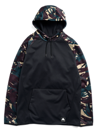Product image of Men's Burton Crown Weatherproof Pullover Fleece[Variant:Seersucker / True Black]