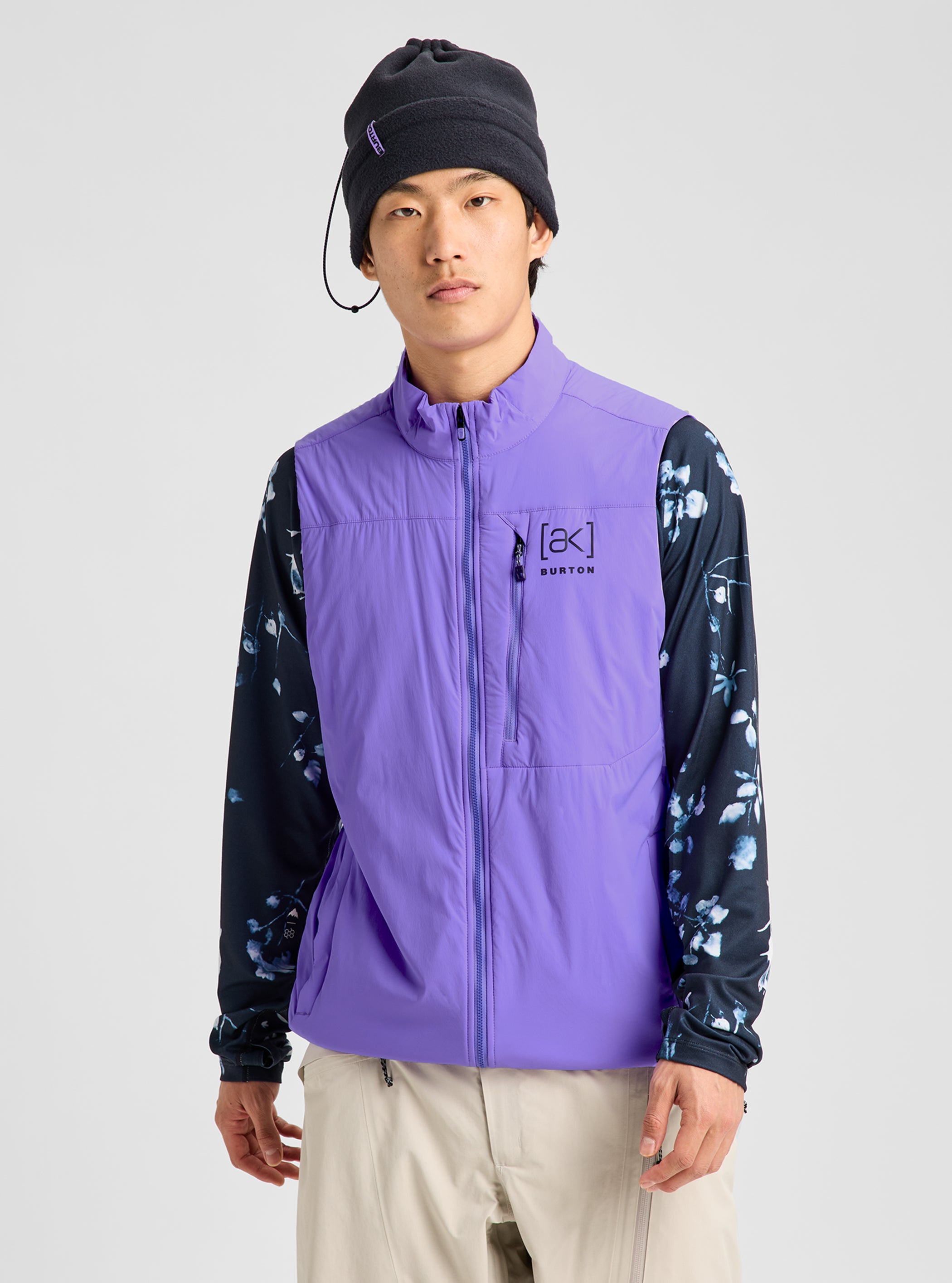 Product image of Men's Burton [ak] Helium Stretch Insulated Vest[Variant:Purple Voltage]