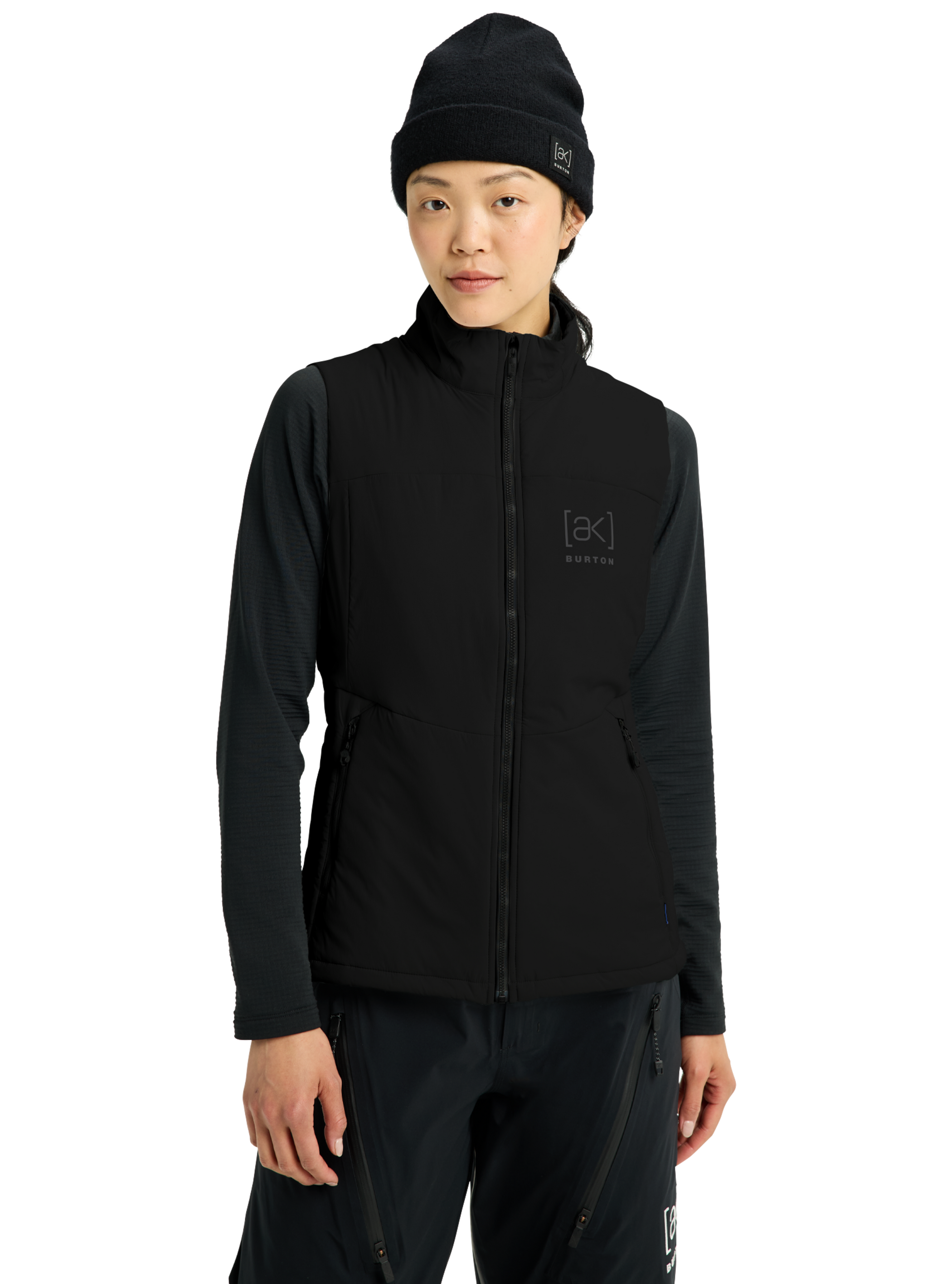 Product image of Women's Burton [ak] Helium Stretch Insulated Vest[Variant:True Black]