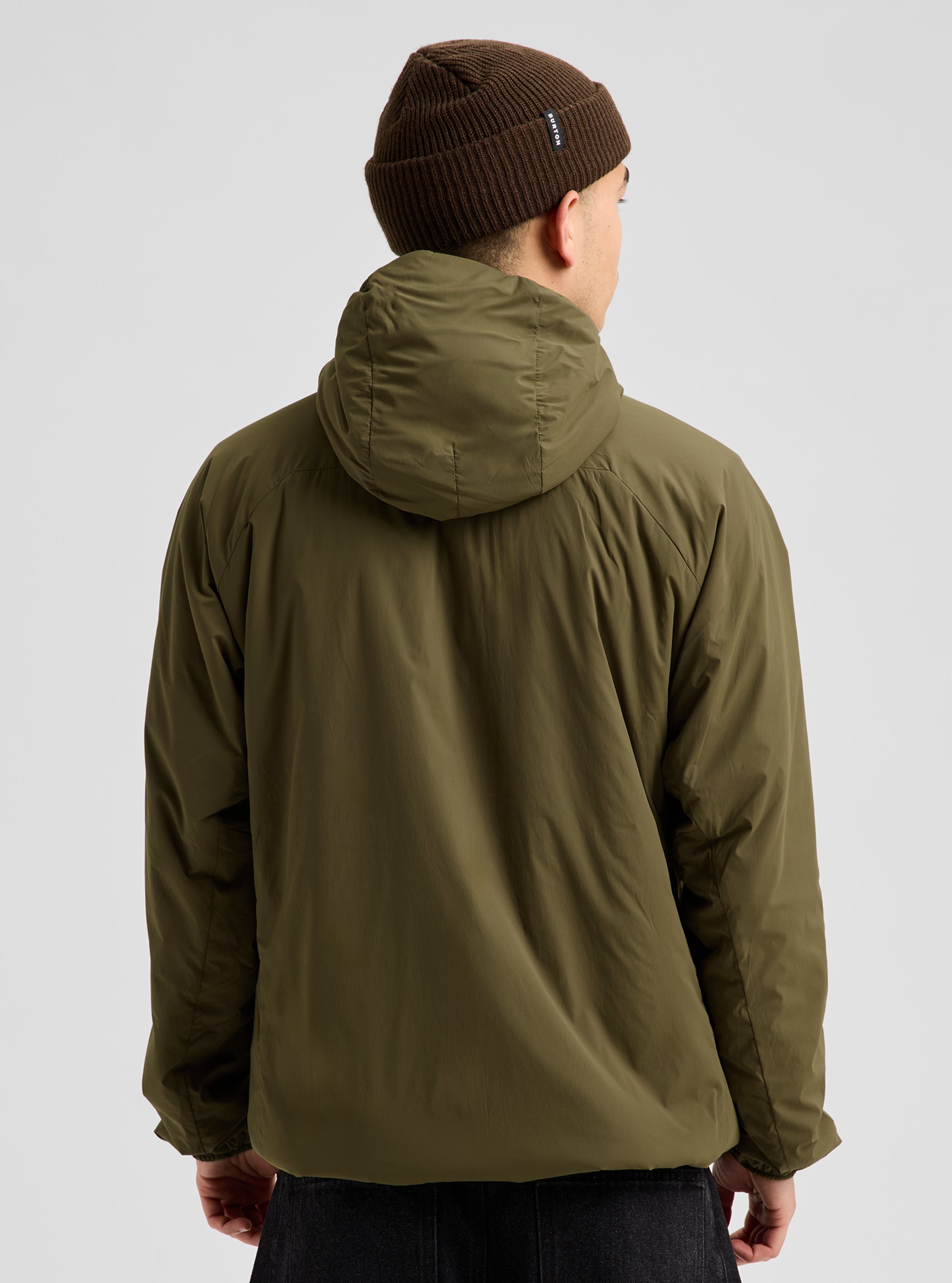 Product image of Men's Burton [ak] Helium Hooded Stretch Insulated Jacket[Variant:Dried Moss]