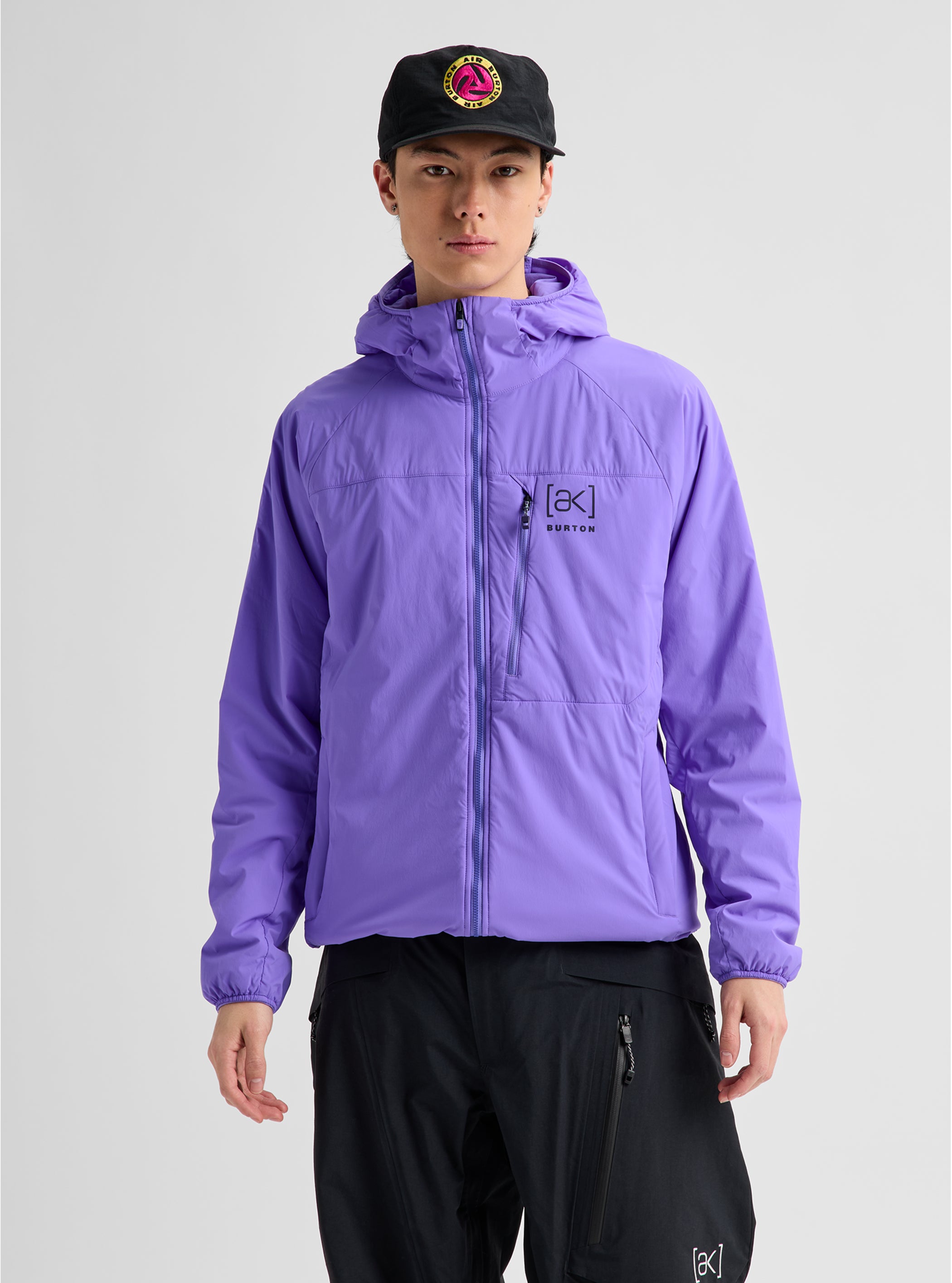 Product image of Men's Burton [ak] Helium Hooded Stretch Insulated Jacket[Variant:Purple Voltage]