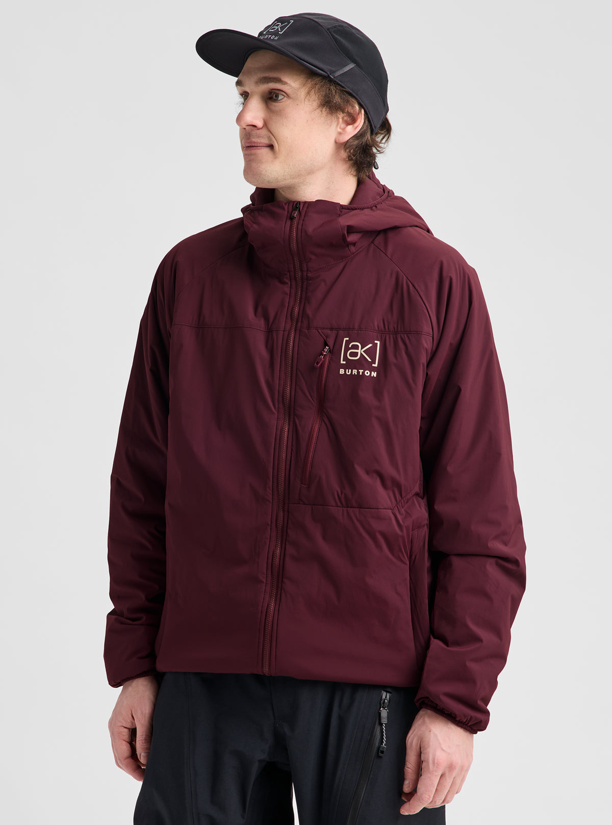 Product image of Men's Burton [ak] Helium Hooded Stretch Insulated Jacket[Variant:Rum Raisin]