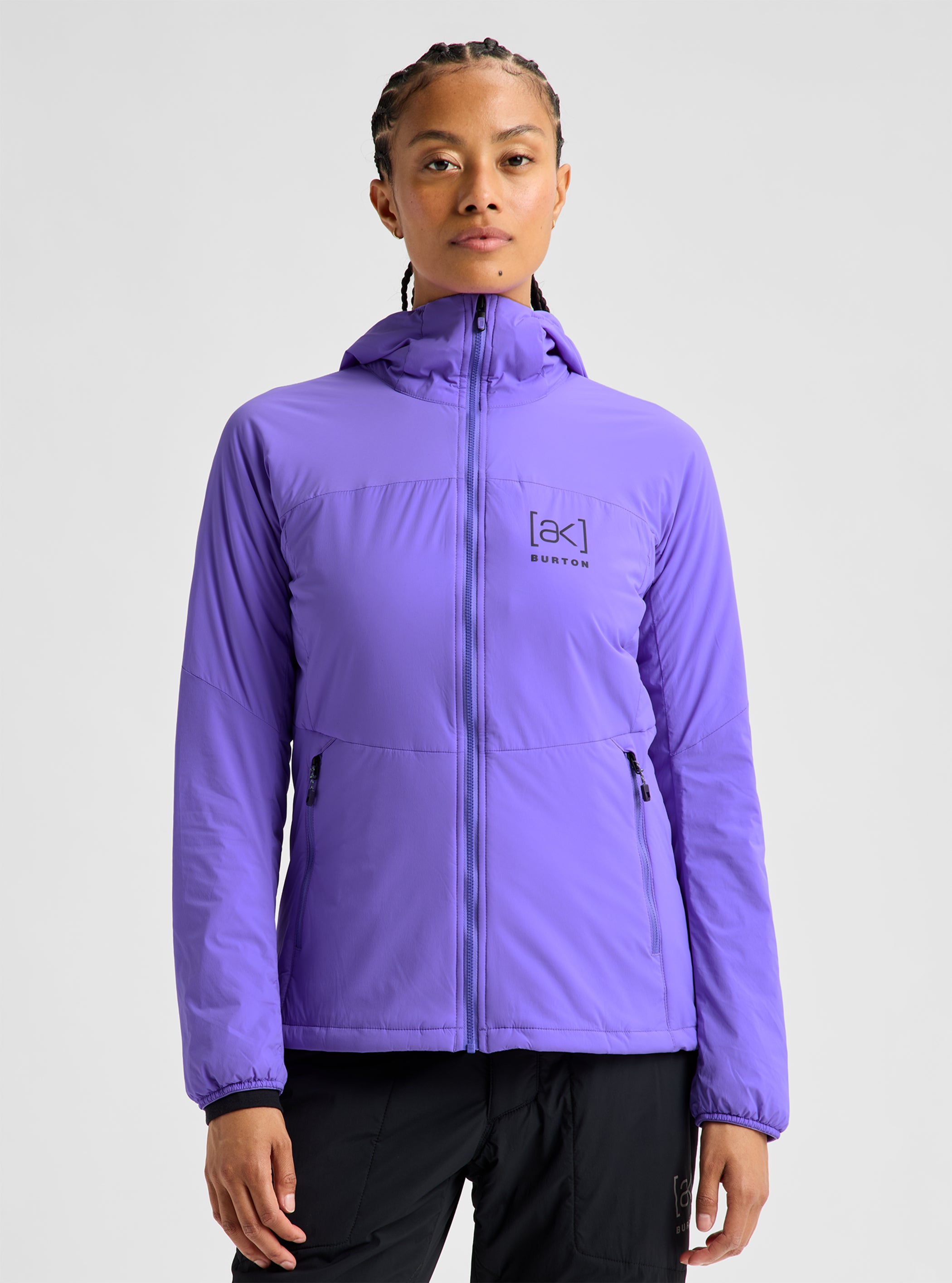 Product image of Women's Burton [ak] Helium Hooded Stretch Insulated Jacket[Variant:Purple Voltage]