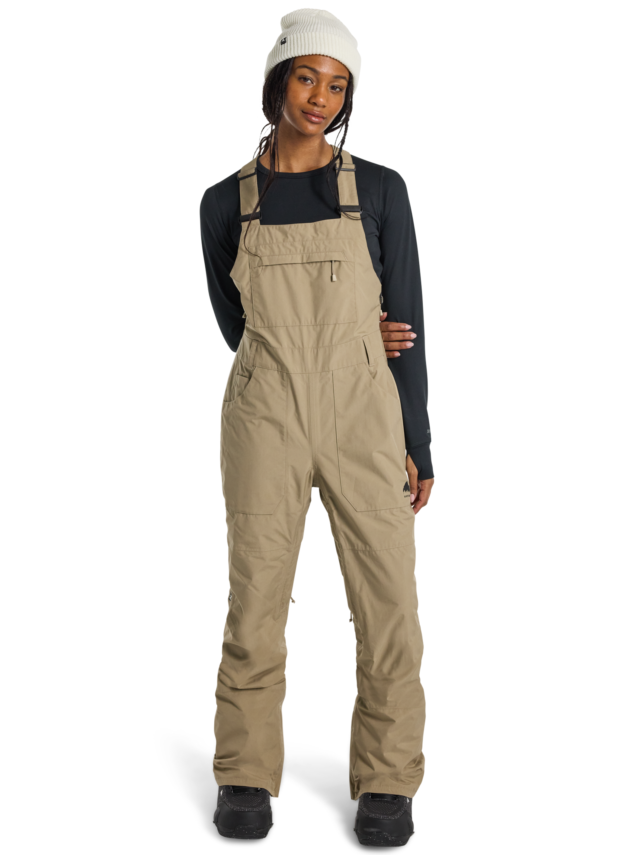 Product image of Women's Burton Avalon GORE-TEX 2L Bib Pants[Variant:Summit Taupe]