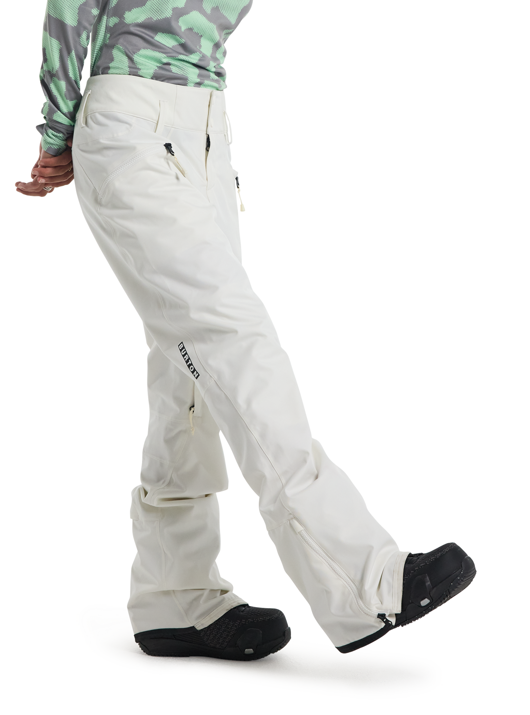 Product image of Women's Burton Marcy 2L High Rise Stretch Pants[Variant:Stout White]