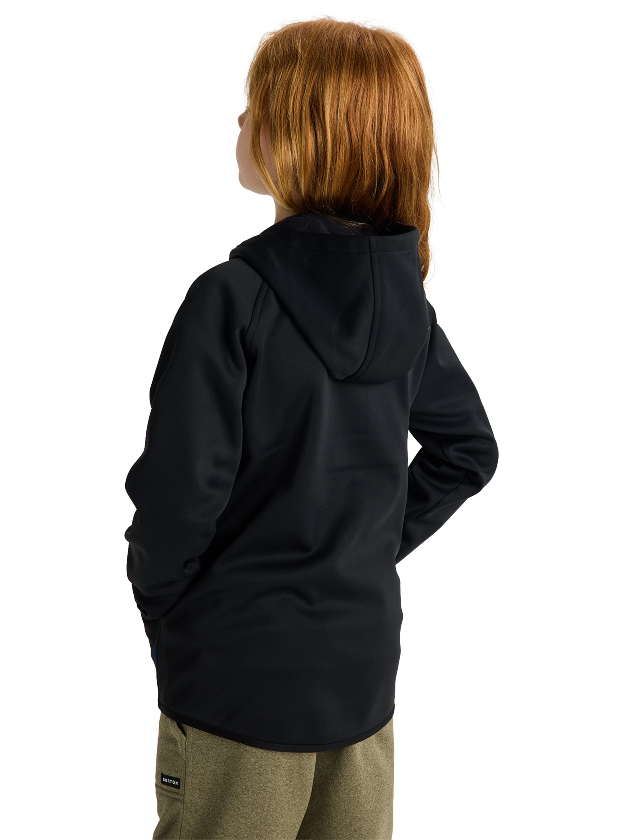 Product image of Kids' Burton Crown Weatherproof Full-Zip Fleece[Variant:True Black]