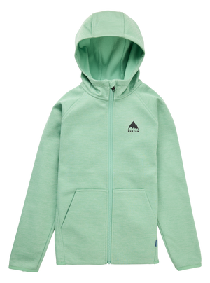 Product image of Kids' Burton Crown Weatherproof Full-Zip Fleece[Variant:Soft Sage Heather]