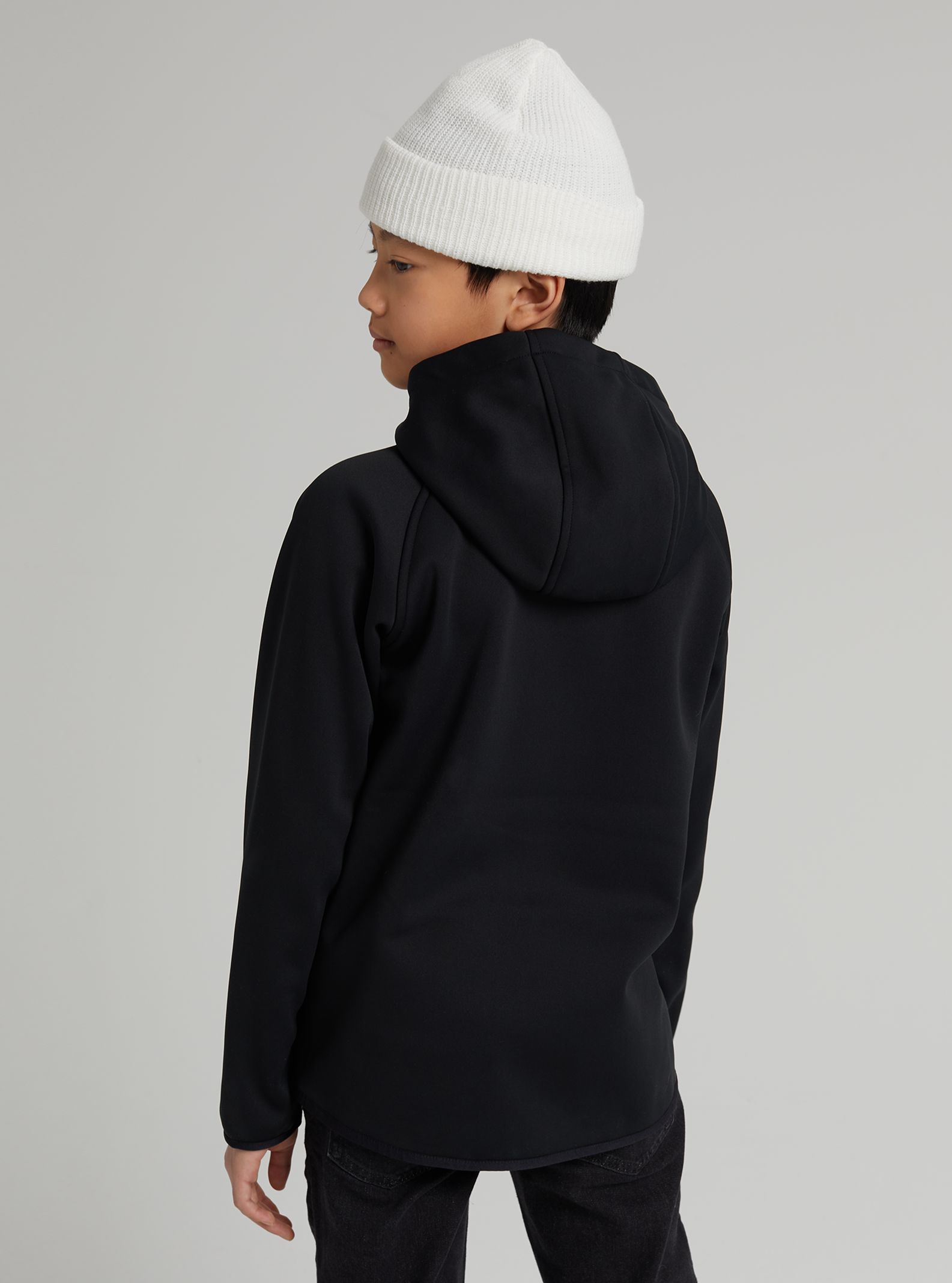 Product image of Kids' Burton Crown Weatherproof Pullover Fleece[Variant:True Black]