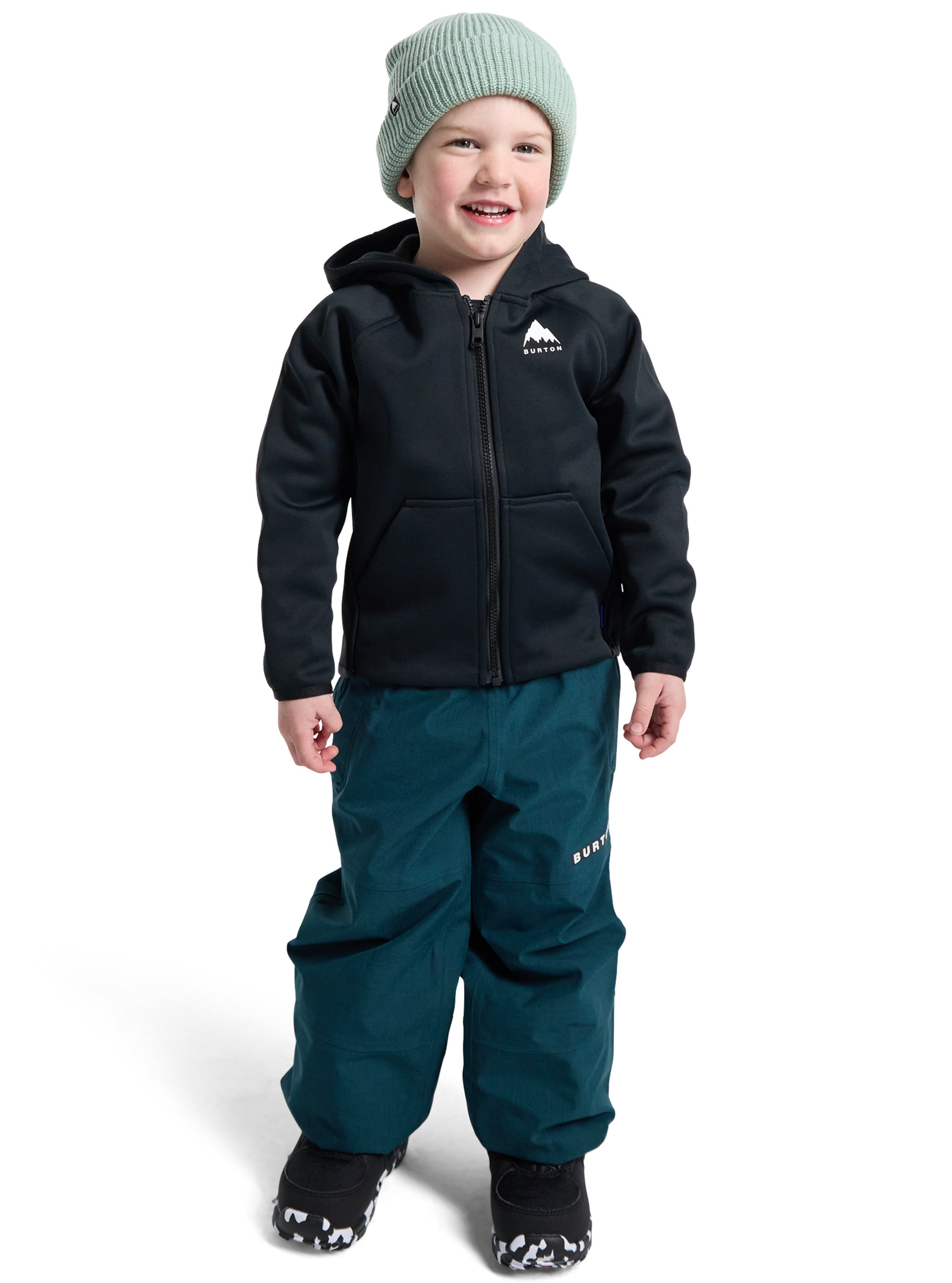 Burton Crown Wetterfestes Full-Zip-Fleece für Kleinkinder