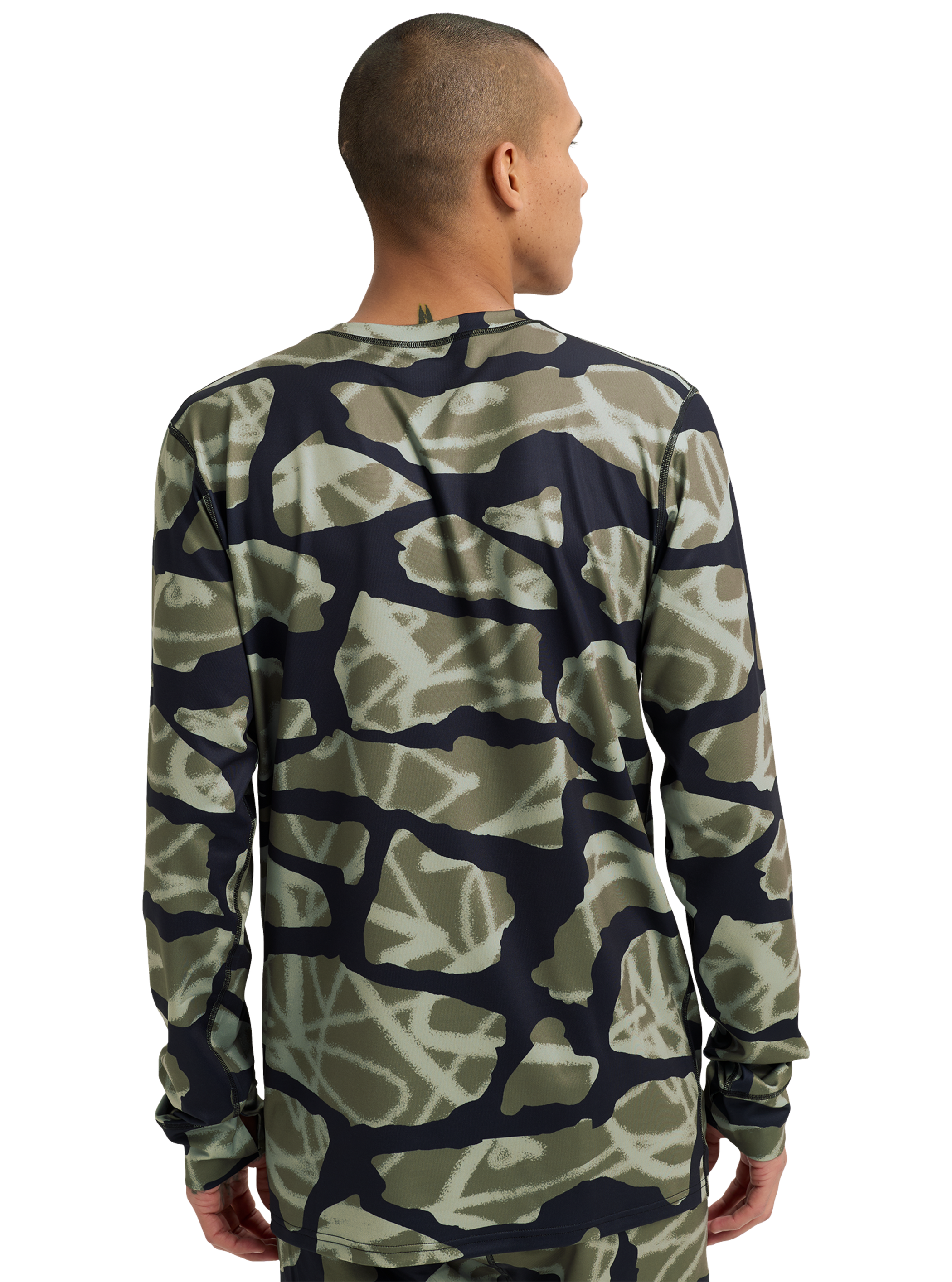 Product image of Men's Burton Lightweight X Base Layer Crewneck[Variant:Graffiti Camo]