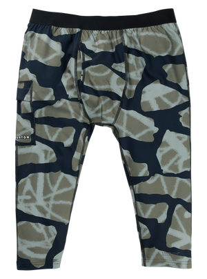 Product image of Men's Burton Midweight X Base Layer Three-Quarter Boot Pants[Variant:Graffiti Camo]