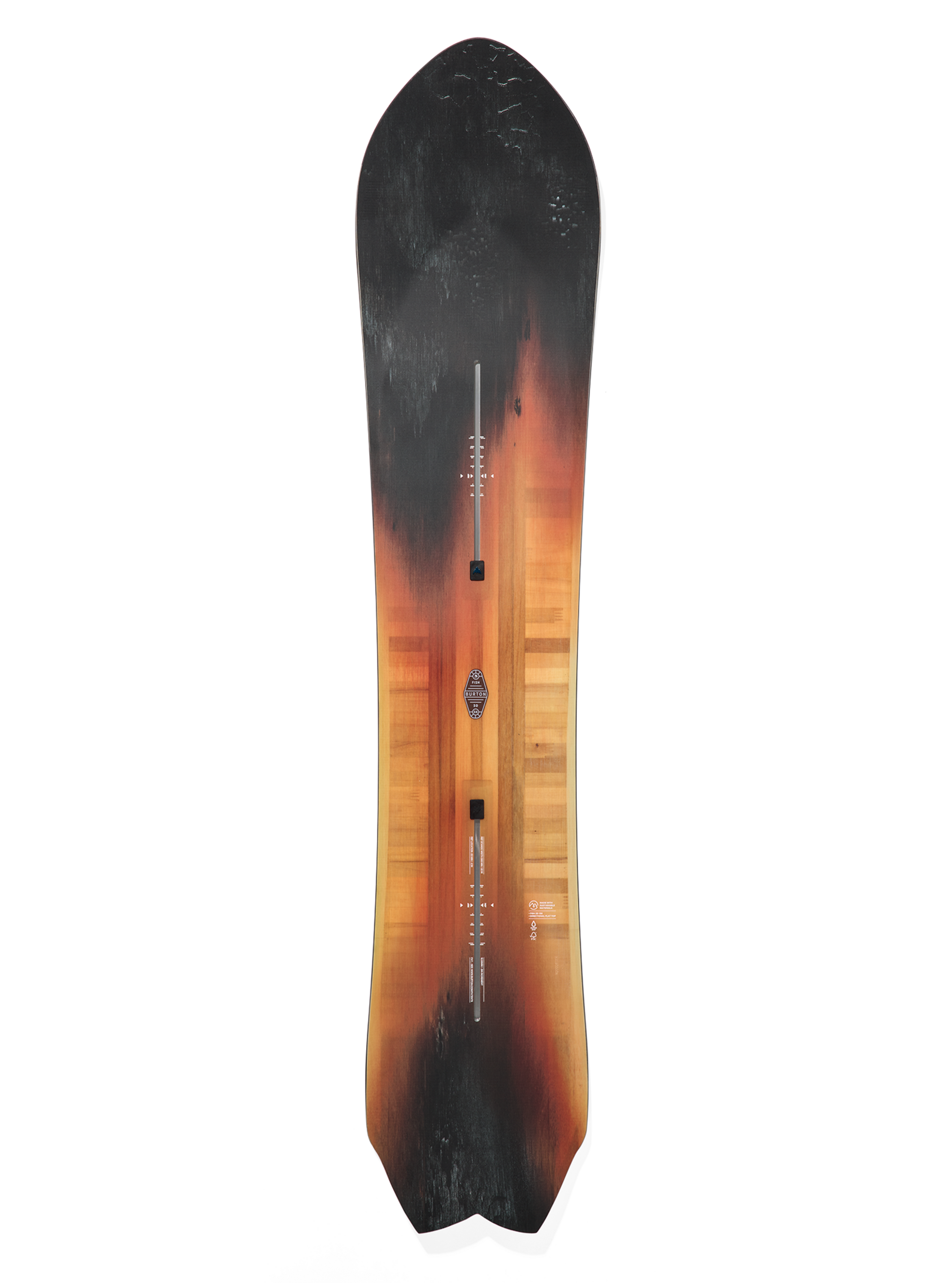 Burton 3D Fish Directional Flat Top Snowboard