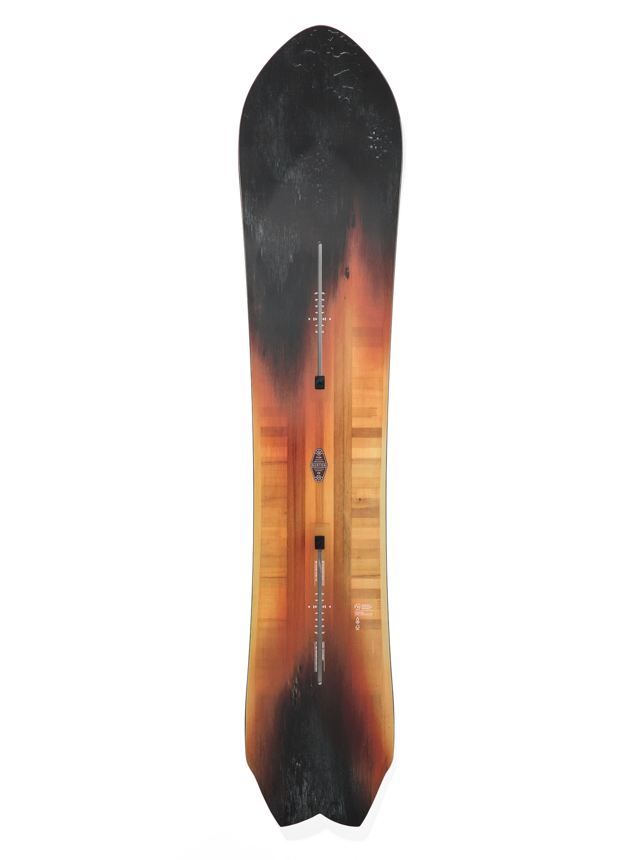 Burton 3D Fish Directional Flat Top Snowboard
