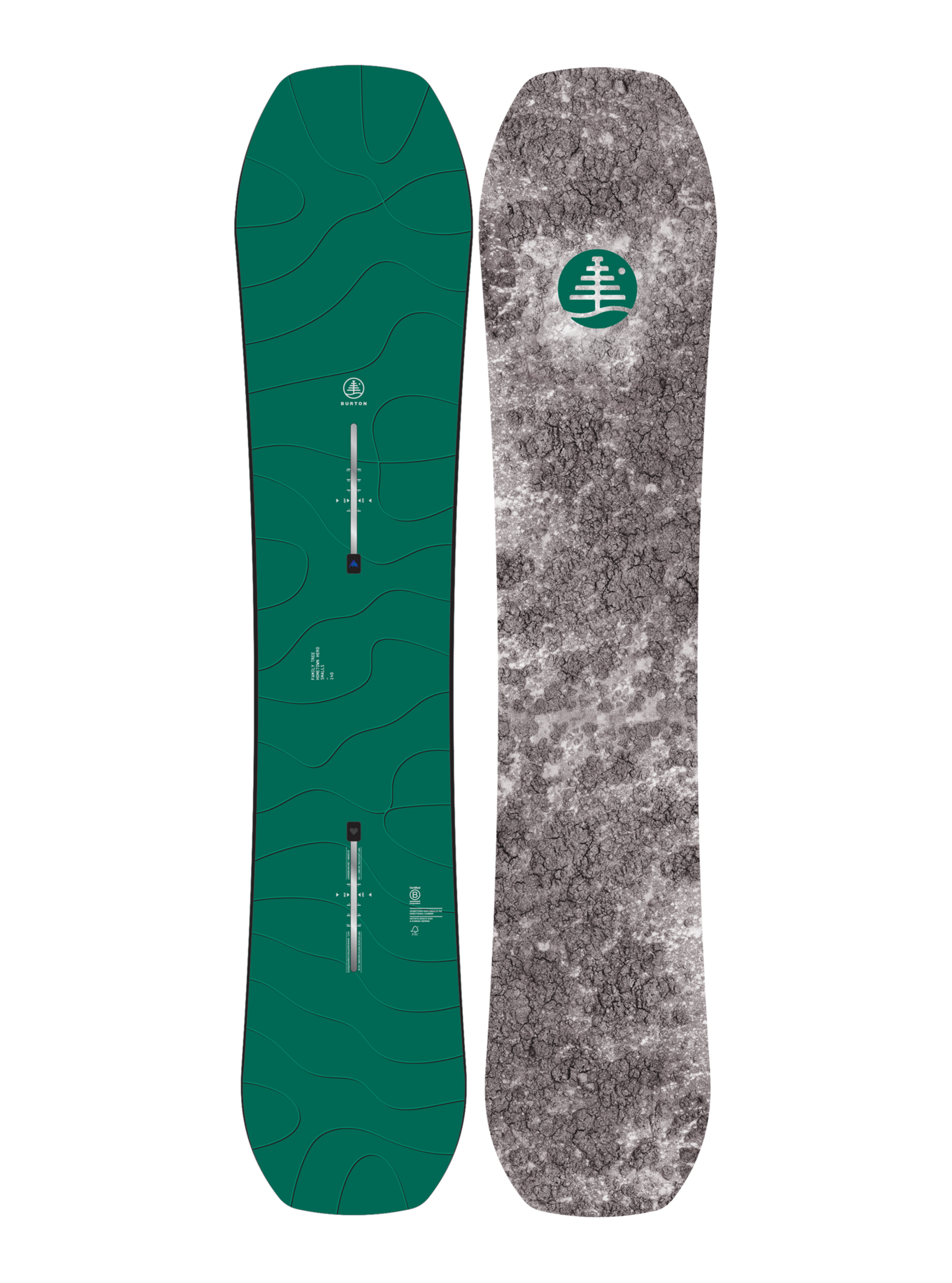 Product image of Kids' Burton Family Tree Hometown Hero Camber Snowboard[Variant:Earth]