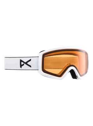 Product image of Anon Tracker 2.0 Low Bridge Fit Goggles[Variant:Frame: White, Lens: Amber (55% / S1)]